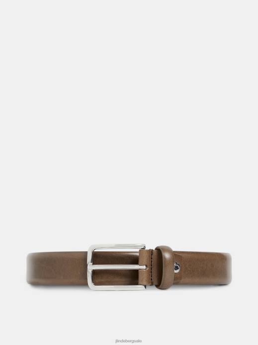 Men J.Lindeberg Delicioso Bill Leather Belt Accessory 8R621243