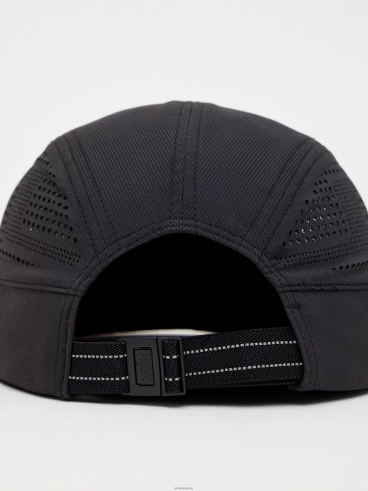 Men J.Lindeberg Black Athleisure Running Cap Accessory 8R622540