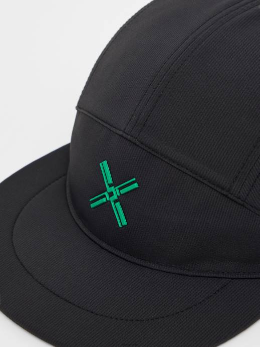 Men J.Lindeberg Black Athleisure Running Cap Accessory 8R622540