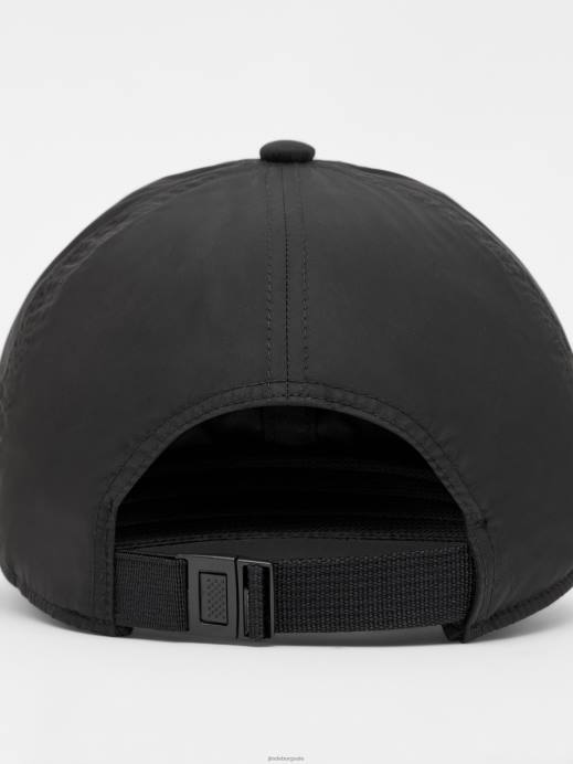 Men J.Lindeberg Black Elijah Nylon Logo Cap Accessory 8R622529