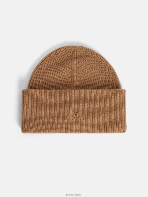 Men J.Lindeberg Chipmunk Monti Cashmere Blend Beanie Accessory 8R621250