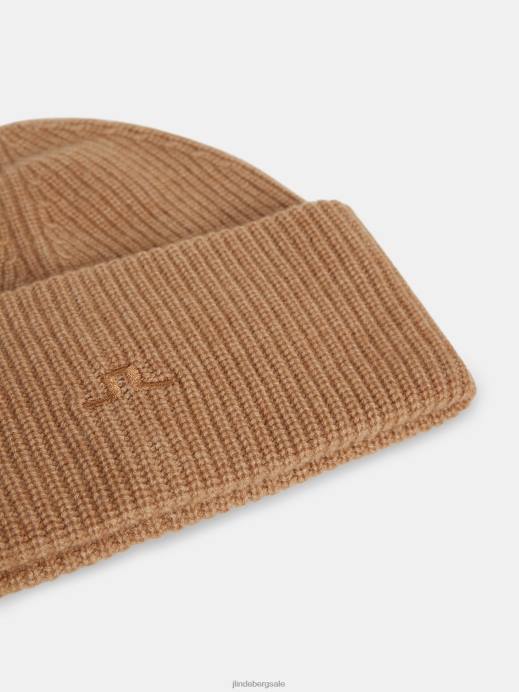 Men J.Lindeberg Chipmunk Monti Cashmere Blend Beanie Accessory 8R621250