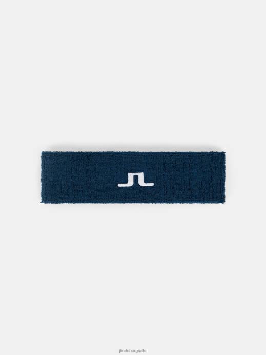 Men J.Lindeberg Moroccan Blue Sweat Headband Accessory 8R622521