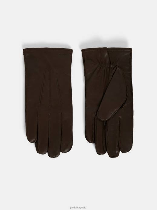 Men J.Lindeberg Delicioso Milo Leather Glove Accessory 8R621240