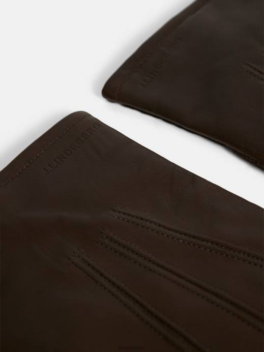 Men J.Lindeberg Delicioso Milo Leather Glove Accessory 8R621240