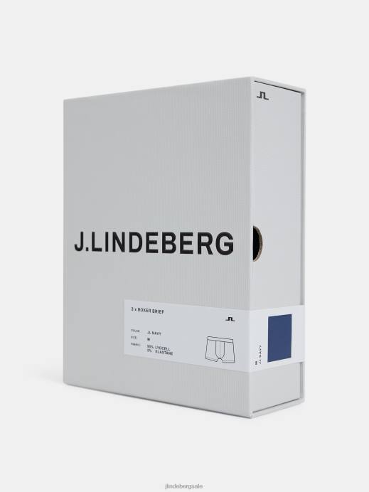 Men J.Lindeberg Navy Bridge Lyocell Boxer Briefs Accessory 8R621263