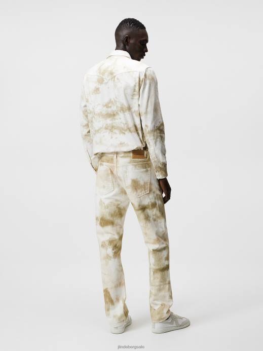 Men J.Lindeberg Aloe Cody Drip-Dye Regular Jeans Clothing 8R621098