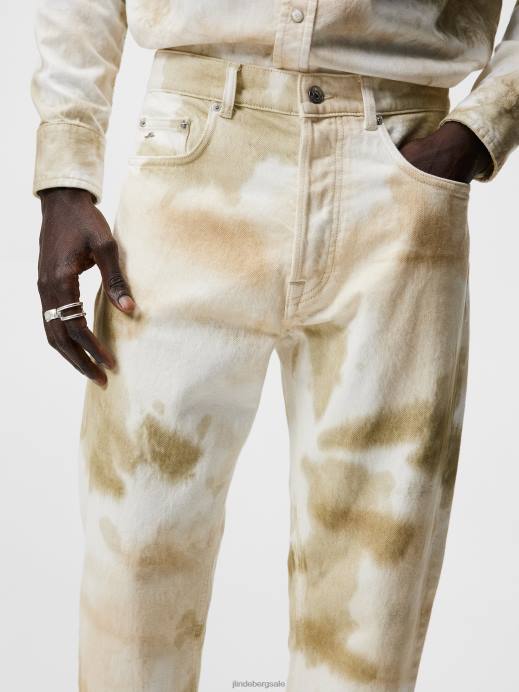 Men J.Lindeberg Aloe Cody Drip-Dye Regular Jeans Clothing 8R621098