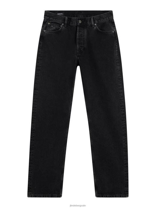 Men J.Lindeberg Black Johnny One Wash Jeans Clothing 8R621093