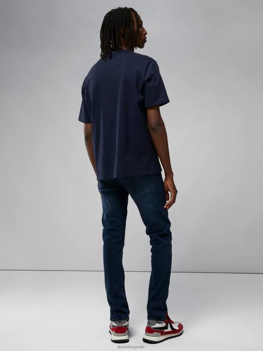 Men J.Lindeberg Dark Blue Jay Active Jeans Clothing 8R622576