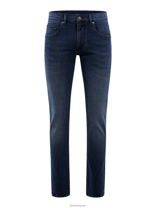 Men J.Lindeberg Dark Blue Jay Active Jeans Clothing 8R622576