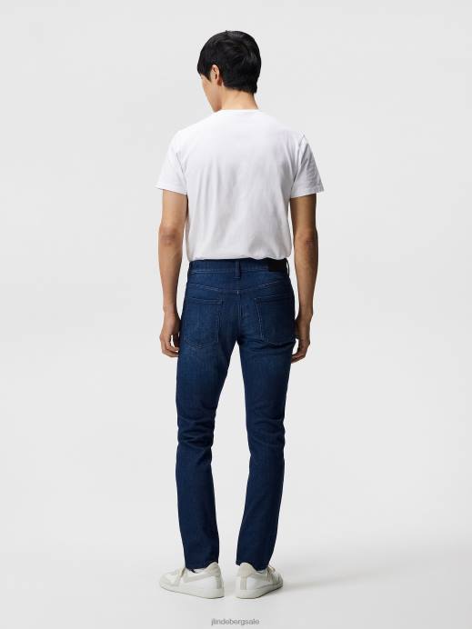 Men J.Lindeberg Dark Blue Jay Dark Indigo Jeans Clothing 8R621099