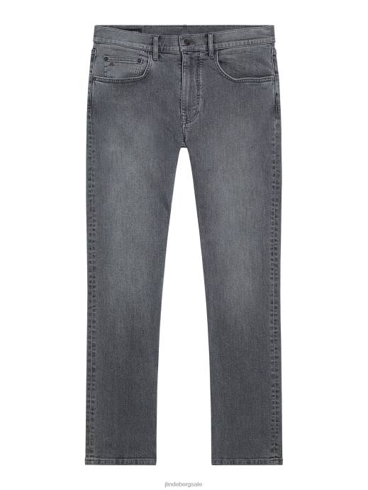 Men J.Lindeberg Granite Grey Cedar Granite Wash Jeans Clothing 8R622574