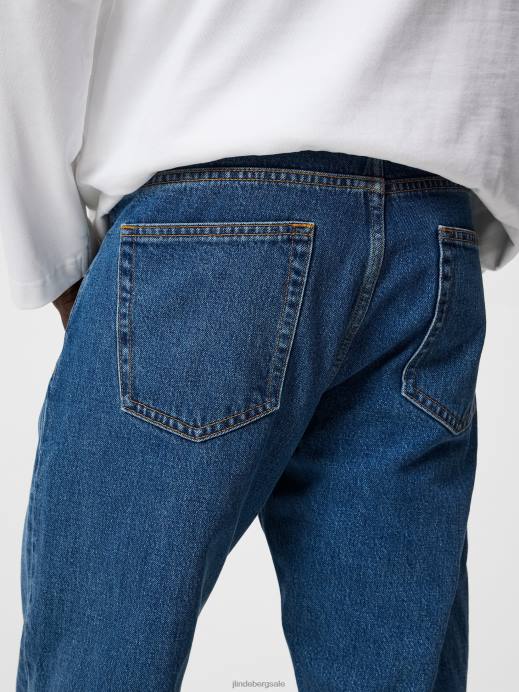 Men J.Lindeberg Mid Blue Cody Flat Indigo Regular Jeans Clothing 8R621103