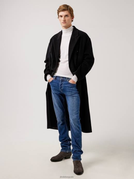 Men J.Lindeberg Mid Blue Cody Mid Indigo Jeans Clothing 8R622588