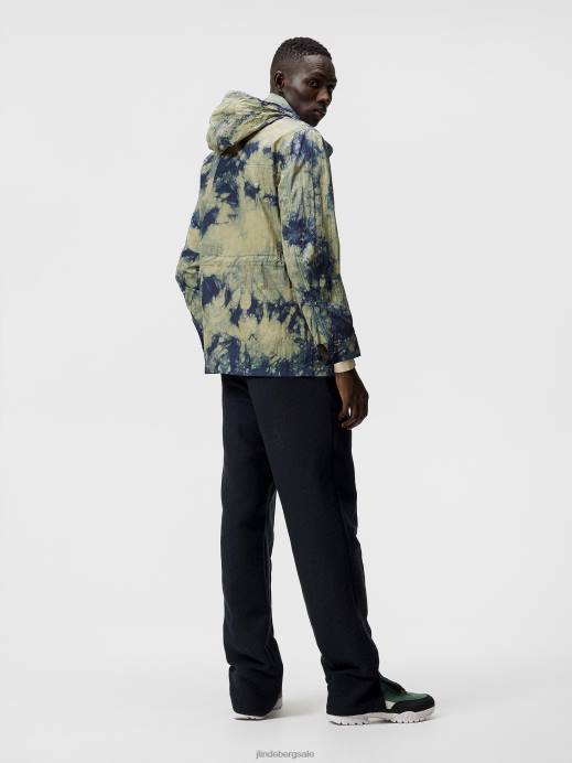 Men J.Lindeberg Aloe Hayes Tie Dye Hiking Jacket Clothing 8R62923