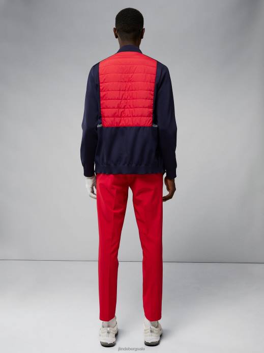 Men J.Lindeberg Barbados Cherry Kenny Hybrid Jacket Clothing 8R622418