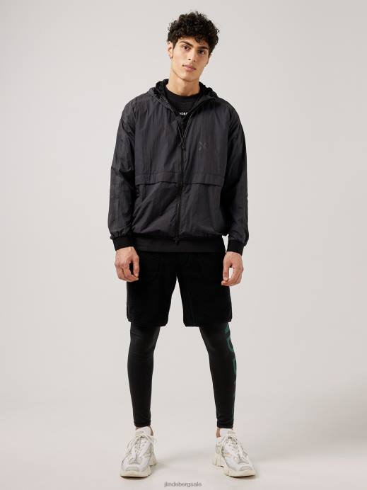 Men J.Lindeberg Black Aston Light Weight Jacket Clothing 8R622473