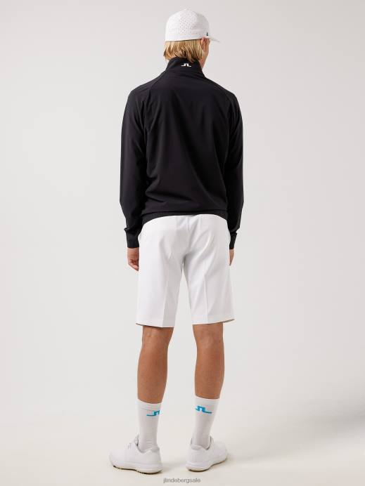 Men J.Lindeberg Black Jeff Golf Jacket Clothing 8R622492