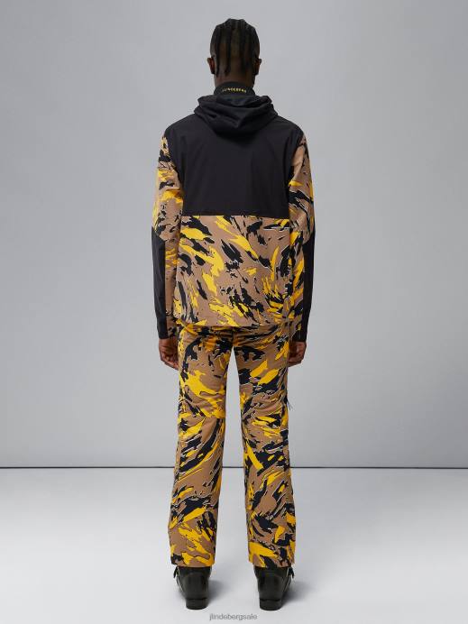 Men J.Lindeberg Canimol Tiger Summit Print Softshell Jacket Clothing 8R622434