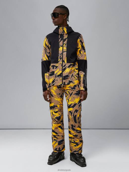 Men J.Lindeberg Canimol Tiger Summit Print Softshell Jacket Clothing 8R622434