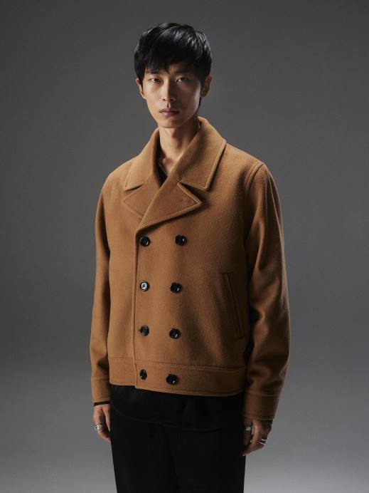 Men J.Lindeberg Chipmunk Don Double Breasted Jacket Clothing 8R622380