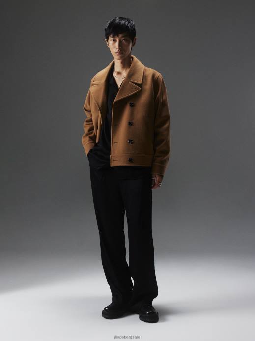 Men J.Lindeberg Chipmunk Don Double Breasted Jacket Clothing 8R622380