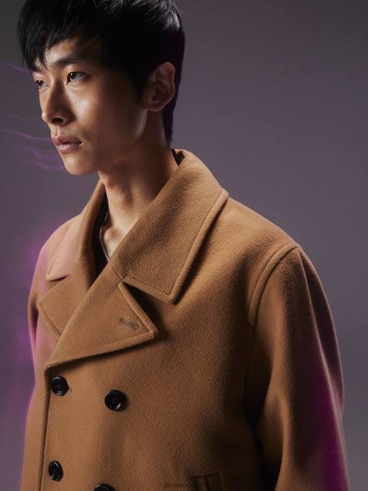 Men J.Lindeberg Chipmunk Don Double Breasted Jacket Clothing 8R622380