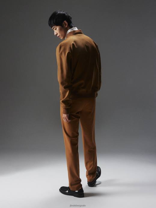 Men J.Lindeberg Chipmunk Thom Wool Twill Bomber Clothing 8R622377