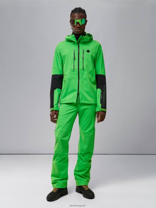 Men J.Lindeberg Classic Green Summit Softshell Jacket Clothing 8R622441