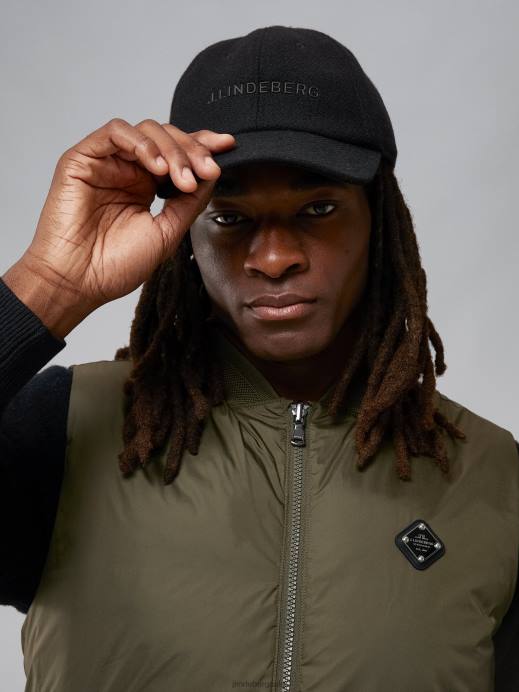 Men J.Lindeberg Forest Green Dwayne Reversible Vest Clothing 8R622407