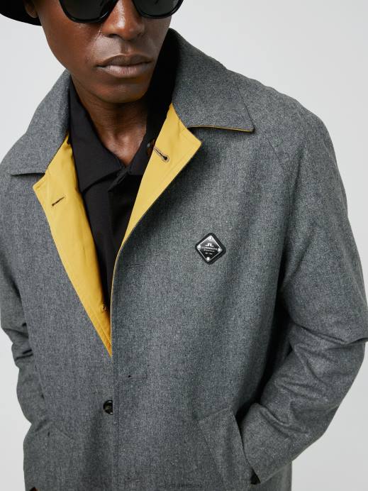 Men J.Lindeberg Mango Mojito Herbert Reversible Mac Coat Clothing 8R622465
