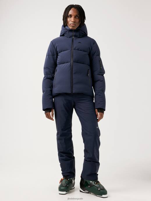 Men J.Lindeberg Navy Adler Down Ski Jacket Clothing 8R622484