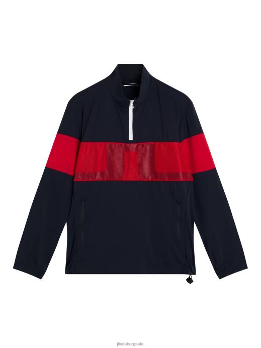 Men J.Lindeberg Navy Dale Light Jacket Clothing 8R622392