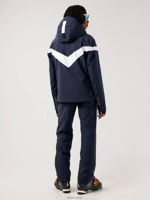 Men J.Lindeberg Navy Omnia Pro Ski Jacket Clothing 8R622486