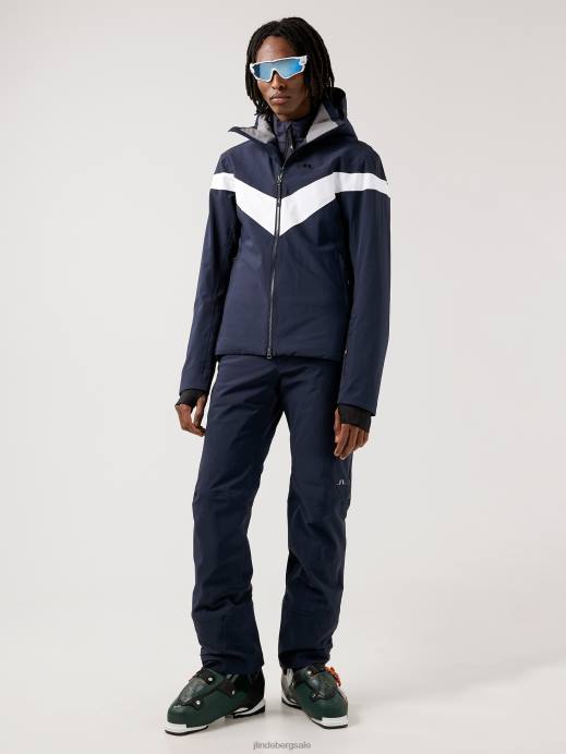 Men J.Lindeberg Navy Omnia Pro Ski Jacket Clothing 8R622486