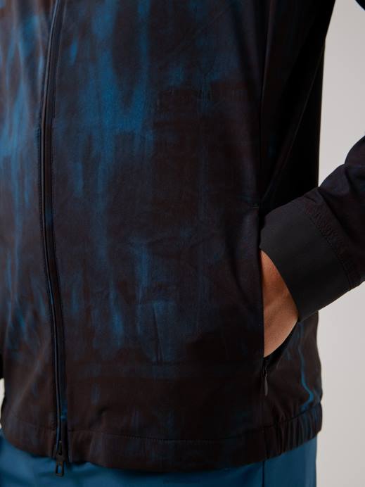 Men J.Lindeberg STHLM Print Jeff Golf Jacket Clothing 8R622491