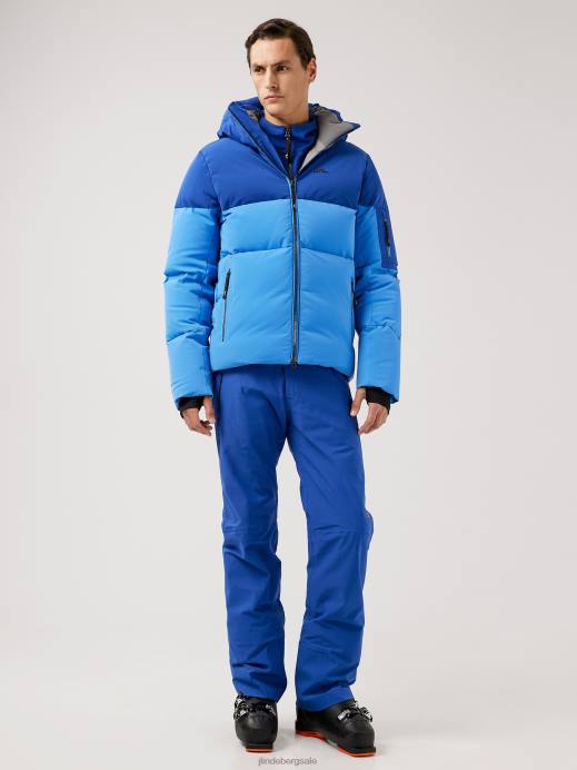 Men J.Lindeberg Spectrum Blue Adler Down Ski Jacket Clothing 8R622485