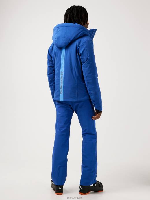 Men J.Lindeberg Spectrum Blue Edmund Ski Jacket Clothing 8R622481