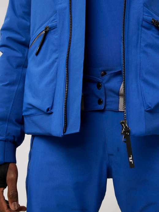 Men J.Lindeberg Spectrum Blue Edmund Ski Jacket Clothing 8R622481