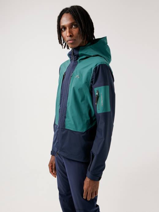 Men J.Lindeberg Treeline Green Summit Softshell Jacket Clothing 8R622477