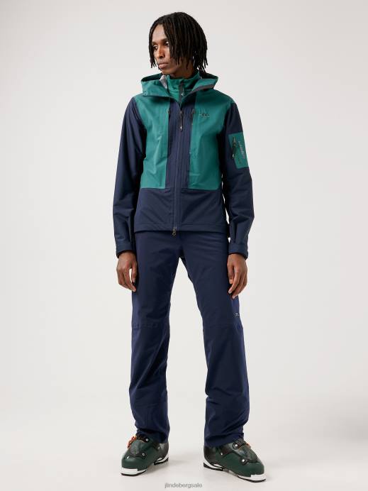 Men J.Lindeberg Treeline Green Summit Softshell Jacket Clothing 8R622477