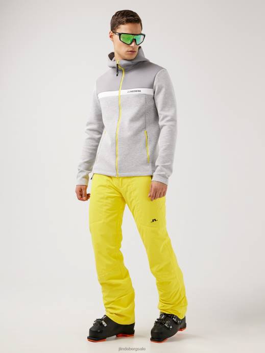 Men J.Lindeberg Banging Yellow Clarke Ski Pant Clothing 8R622241