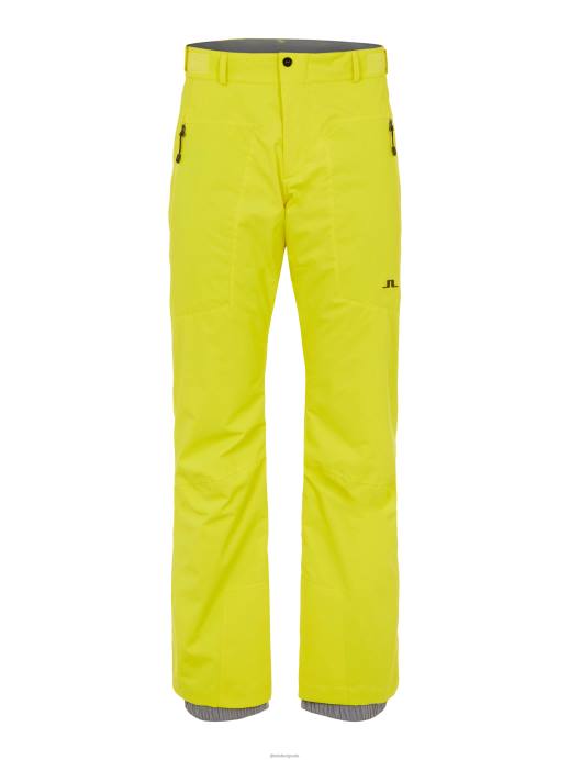 Men J.Lindeberg Banging Yellow Clarke Ski Pant Clothing 8R622241