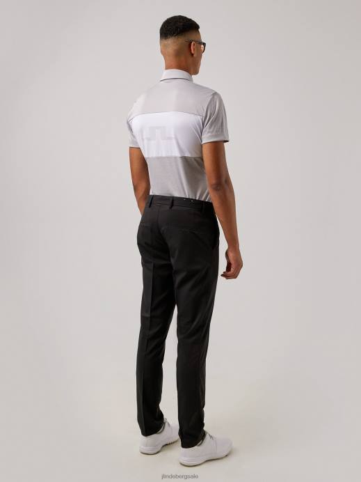 Men J.Lindeberg Black Elof Golf Pant Clothing 8R622245