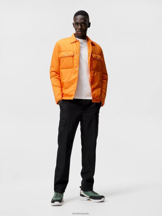 Men J.Lindeberg Black Fiji Clean Cargo Pants Clothing 8R621135