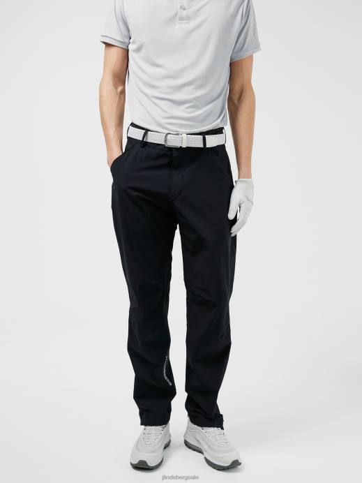 Men J.Lindeberg Black Hills Golf Rain Pant Clothing 8R622222