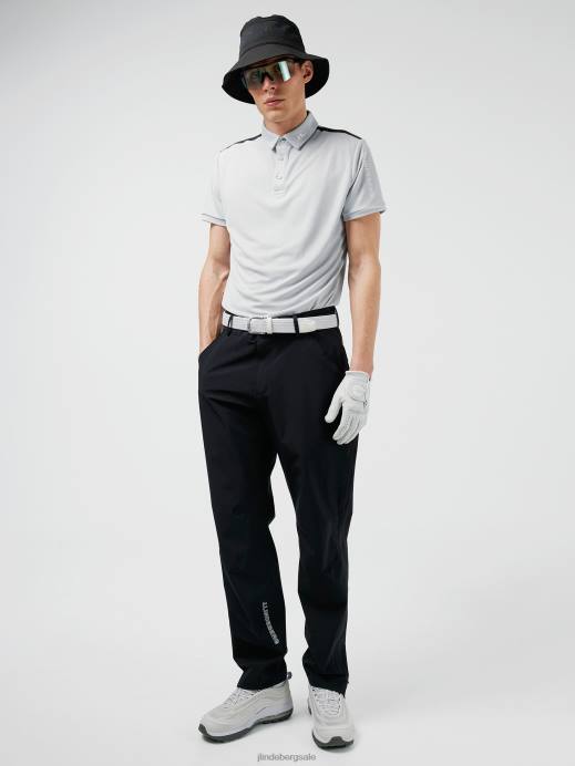 Men J.Lindeberg Black Hills Golf Rain Pant Clothing 8R622222