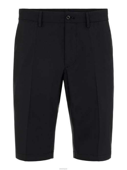 Men J.Lindeberg Black Somle Golf Shorts Clothing 8R622260