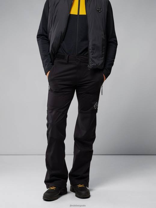 Men J.Lindeberg Black Summit Softshell Pants Clothing 8R622206